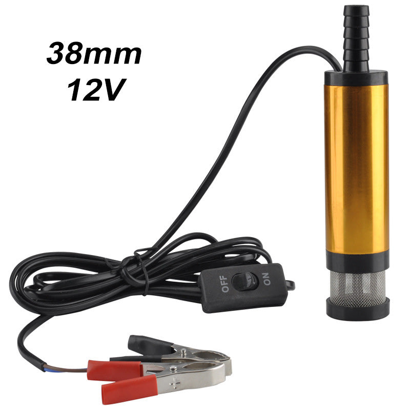 Diameter 38mm - 12v oil pump (built-in strainer)