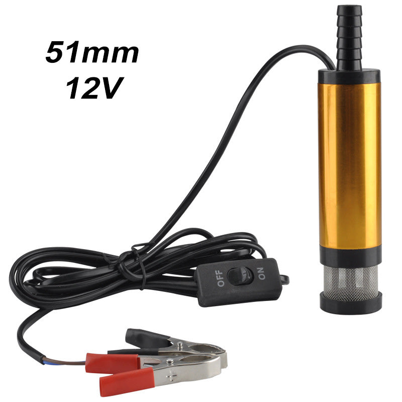 Diameter 51mm - 12v oil pump (with built in strainer)