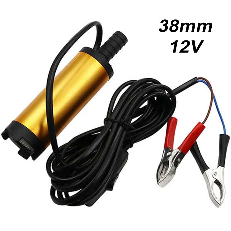 Diameter 38mm - 12v Oil Pump (External Interchangeable Strainer)