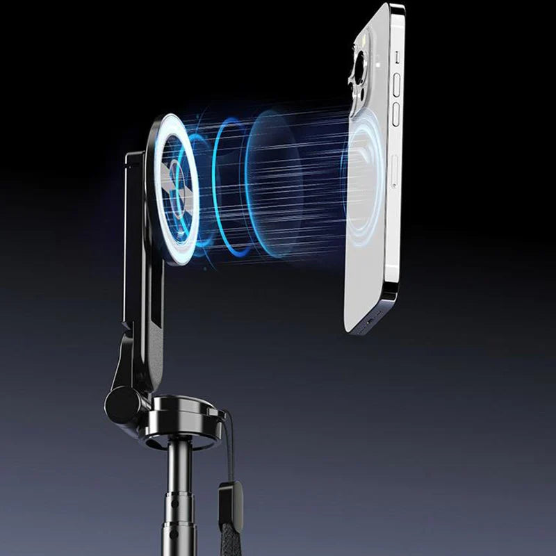 🔥Hot Sale（💥50%OFF）🔥4-in-1 Multifunctional 360° Rotation Magnetic Selfie Stick