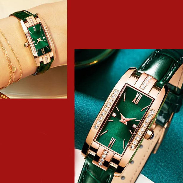 Elegant Temperament Square Ladies Quartz Watch (BUY 1 GET 1 FREE)